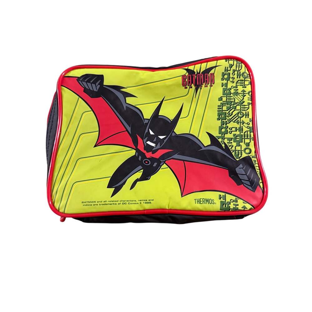 Ultra rare 1999 Batman and beyond lunchbox soft sided.